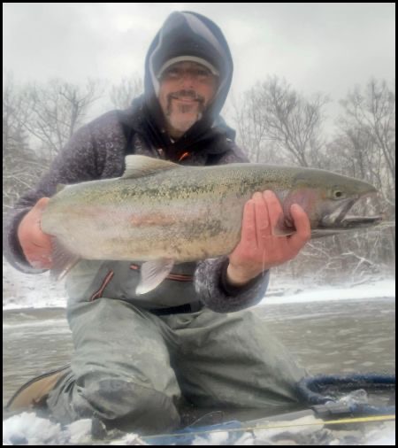 Man holding a fish