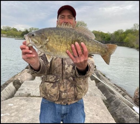 Man holding a fish