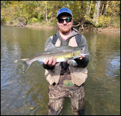 Man holding a fish