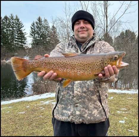 Man holding a fish