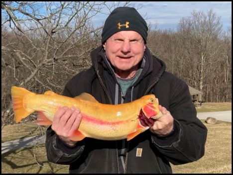 Man holding a fish