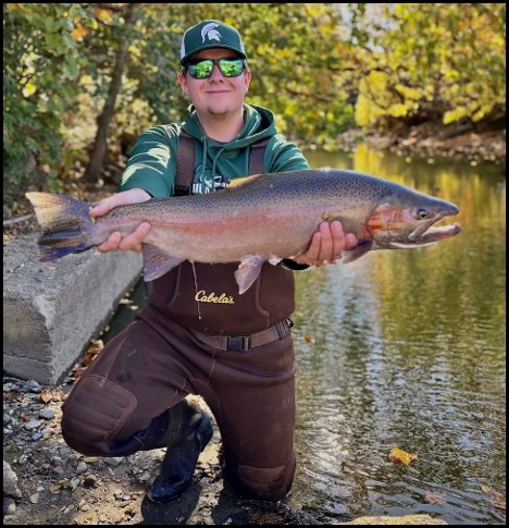 Man holding a fish