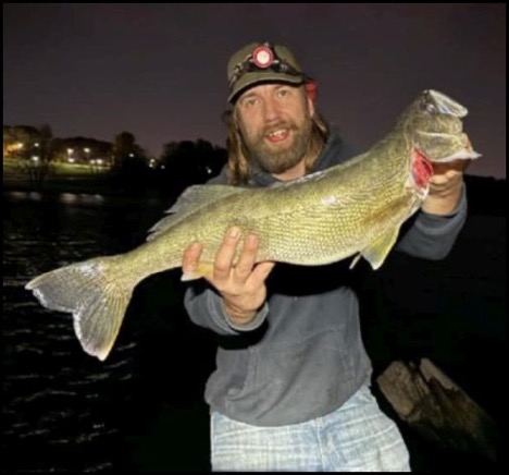 Man holding a fish