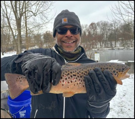 Man holding a fish