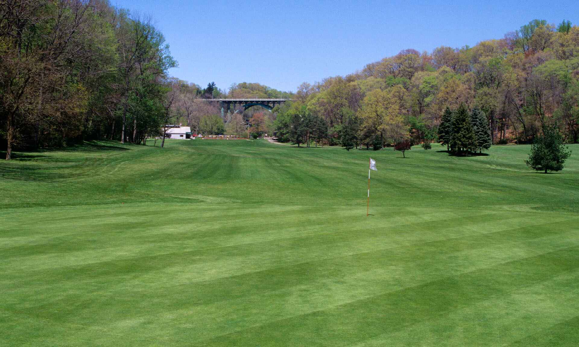 A golf course hole