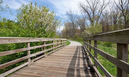 Lake-to-Lake Trailhead at Fowles Marsh