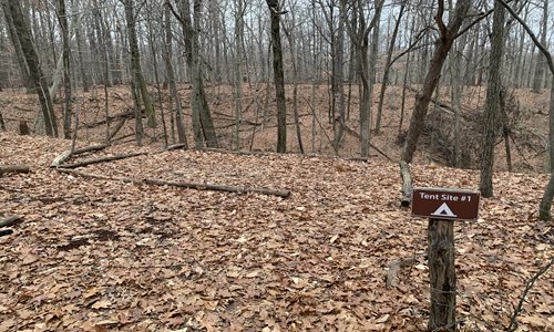 Ottawa Overlook Backcountry Site 1